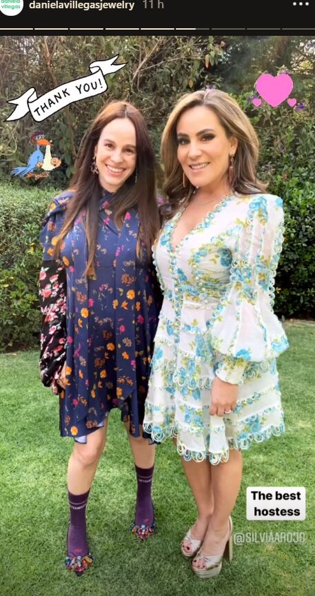 Dani Villegas, cuñada de Salma Hayek, disfruta de su baby shower