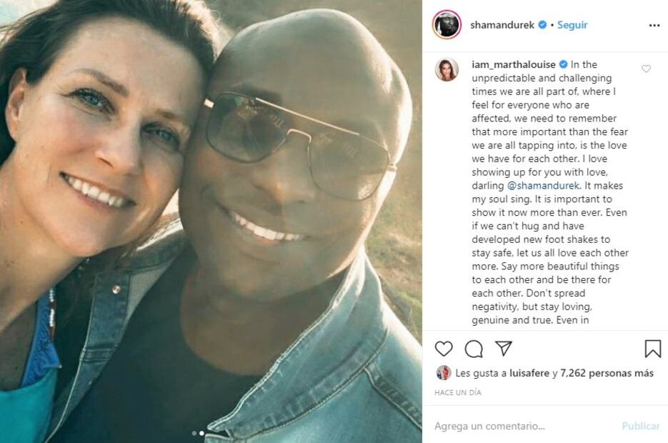 Marta Luisa de Noruega viaja a Estados Unidos para ver a su novio chamán