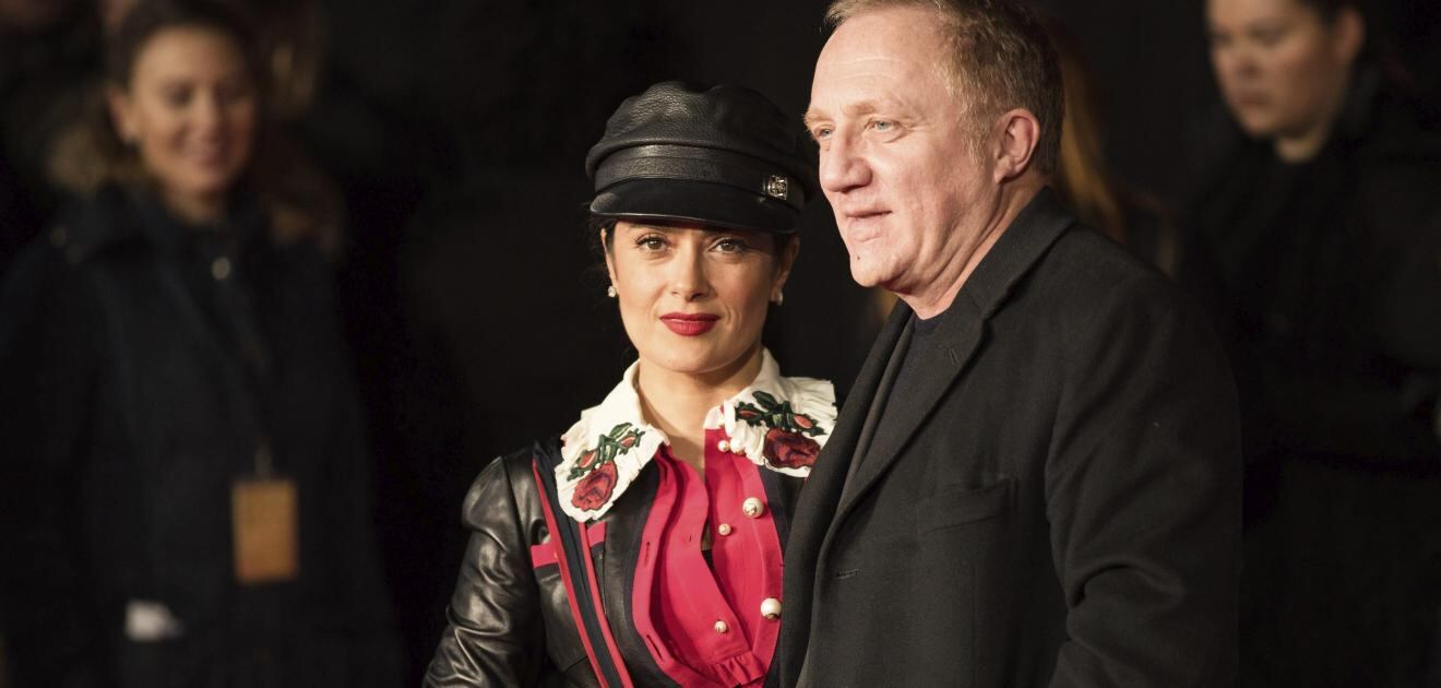 Así ha crecido el hijastro de Salma Hayek, hijo de François-Henri Pinault y Linda Evangelista 