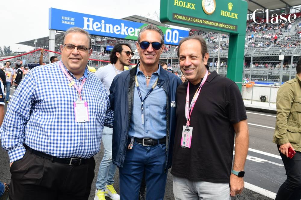 Carlos Slim Domit, Celina del Villar, Benny Ibarra y más en el Gran Premio de México