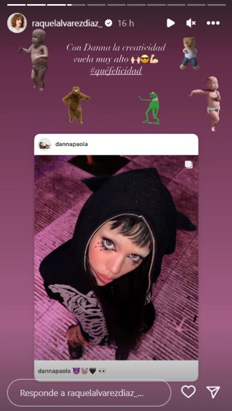 La maquillista de Danna Paola también compartió su nuevo look / Instagram