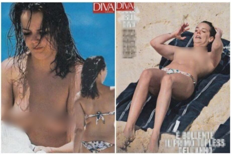 La hija de la princesa Estefanía de Mónaco es captada en topless
