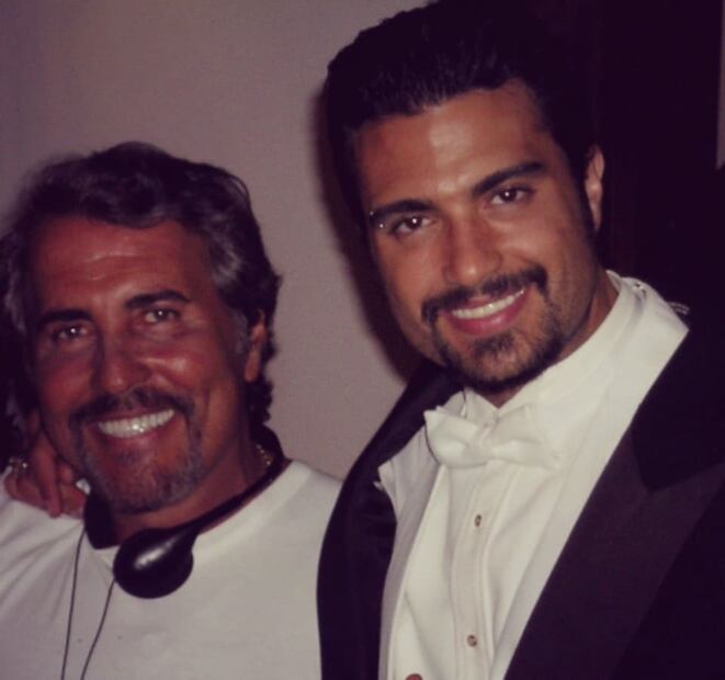 El fallecido empresario Jaime Camil Garza con Jaime Camil / Instagram
