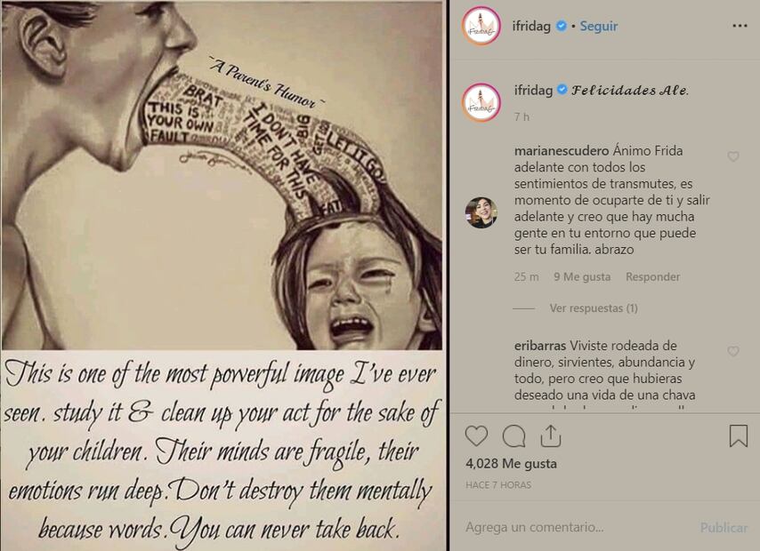 El polémico mensaje de Frida Sofía a su mamá, Alejandra Guzmán