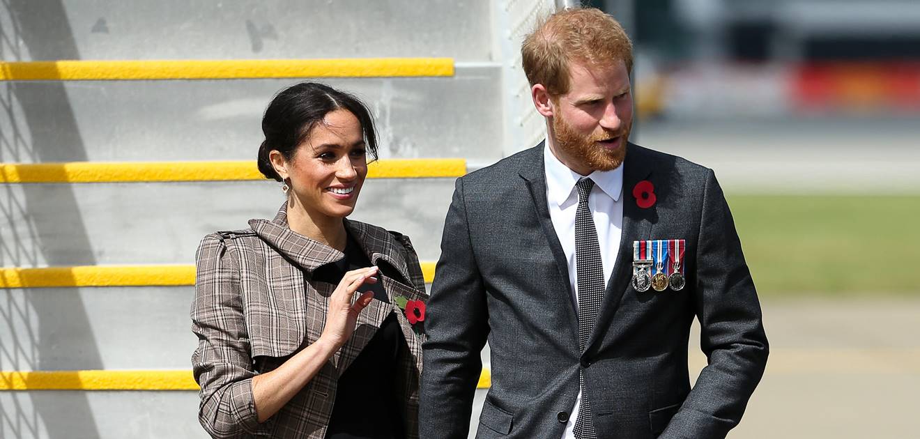 Meghan Markle y el príncipe Harry son vistos en la región de Gran Victoria, en Canadá