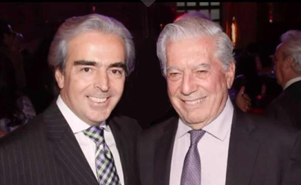 Lorenzo Lazo y Mario Vargas Llosa / Foto: Instagram - @lazomargain
