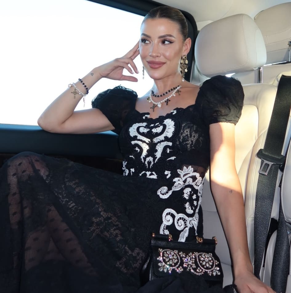 Michelle Salas previo al desfile de Dolce&Gabanna / Foto: Instagram