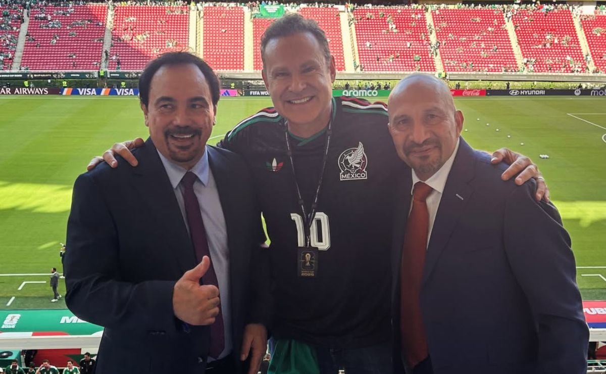 Hugo Sánchez, Alan Tacher, Oscar 'Conejo' Pérez. (Foto: Instagram)