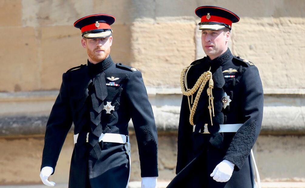 El príncipe William y el príncipe Harry / Foto: AFP