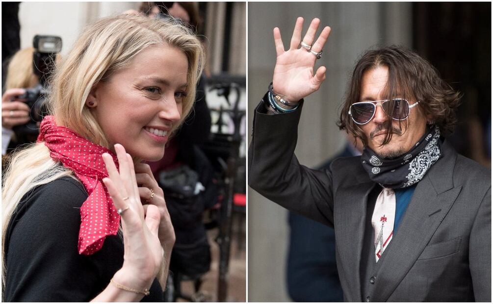 Amber Heard fue vista con moretones en el cuerpo tras noche con Elon Musk