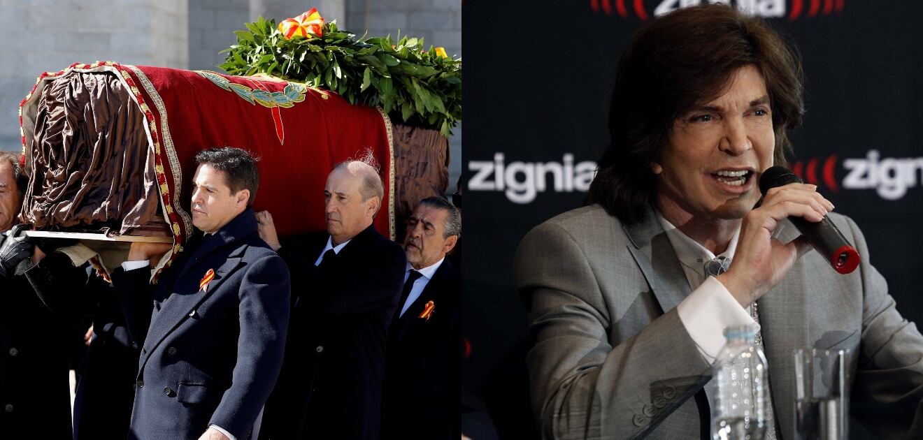 Exhumación de Franco opaca homenaje de Camilo Sesto en España