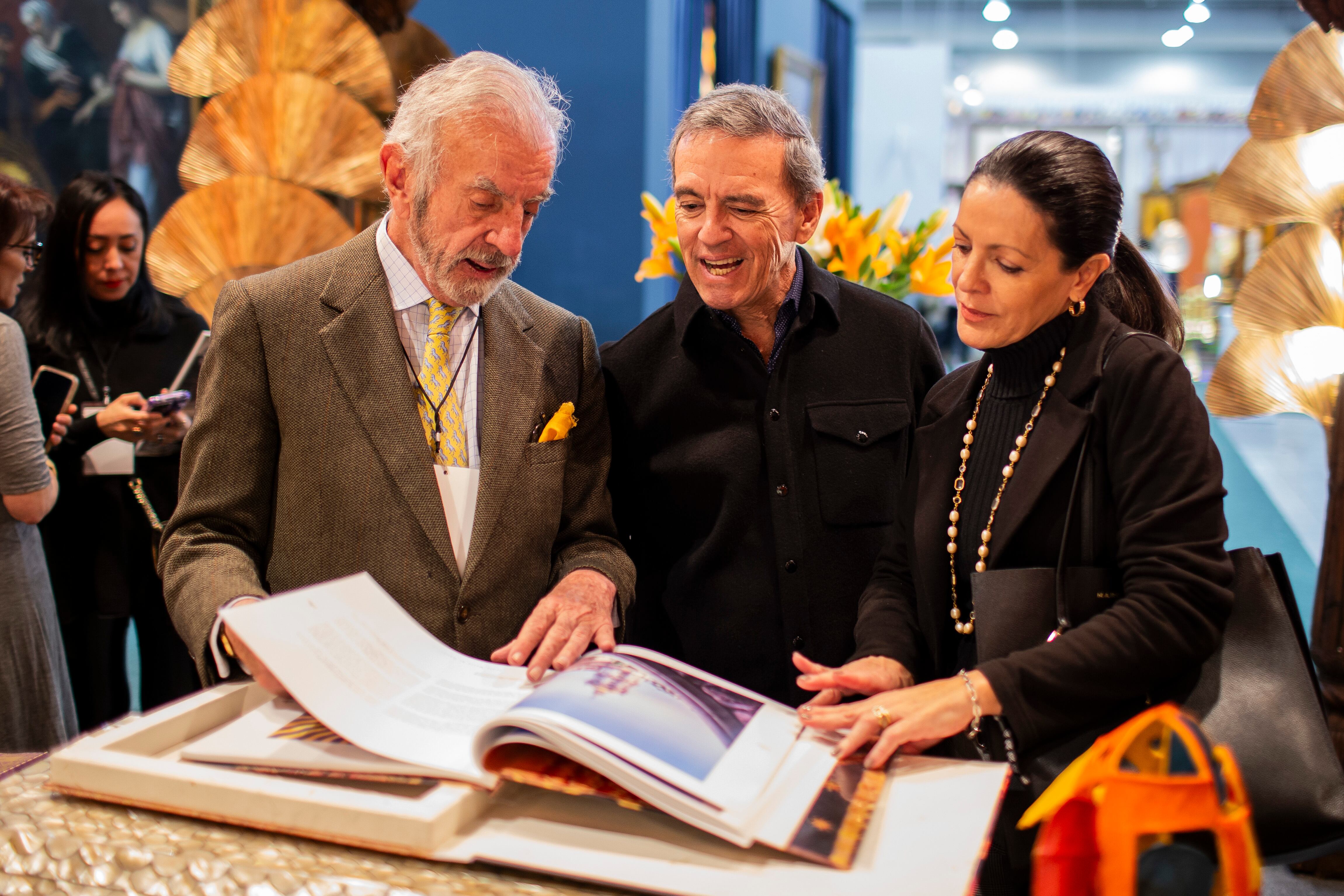 Rodrigo Rivero-Lake, José Antonio y Claudia de la Macorra. (Foto: Esteban Torreblanca)