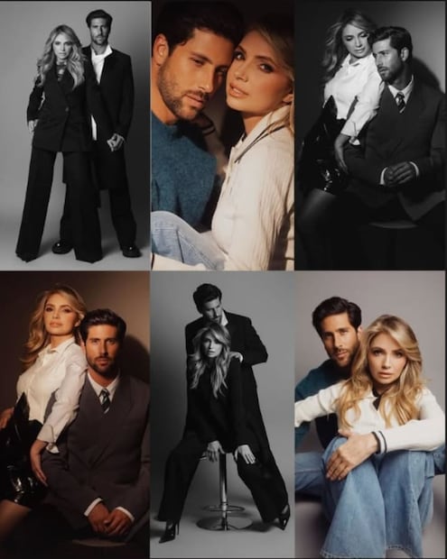 Las fotos de Diego Klein y Angélica Rivera / Fotos: Instagram