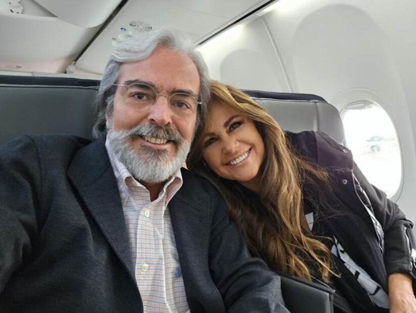 Lorenzo Lazo y Luz Blanchet / Foto: Instagram