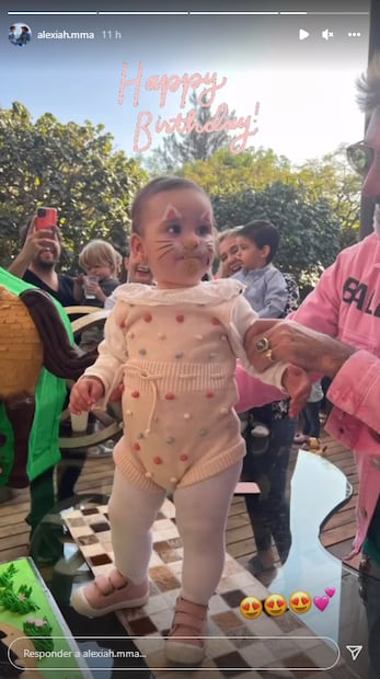 Alejandro Fernández y familia celebran en GRANDE a Cayetana, bisnieta de don Vicente 