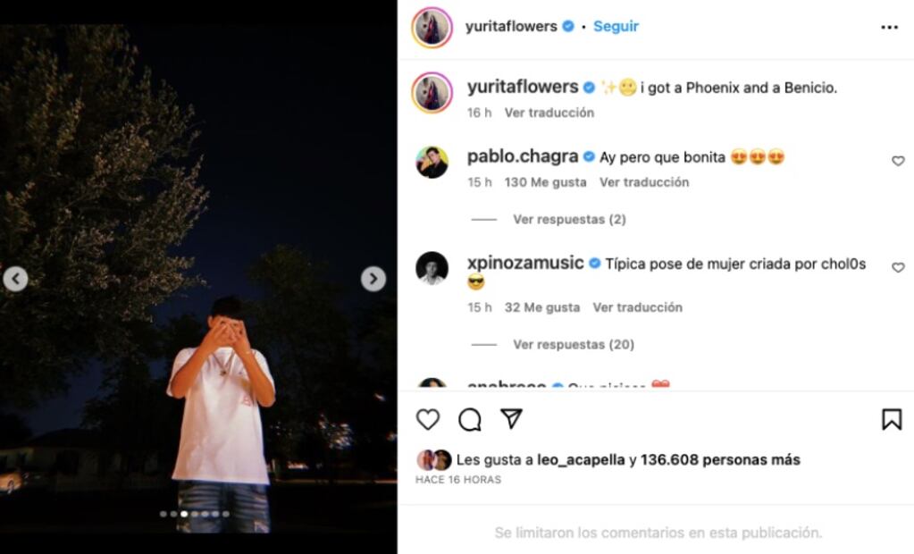 Phoenix, hijo de Yuridia / Instagram