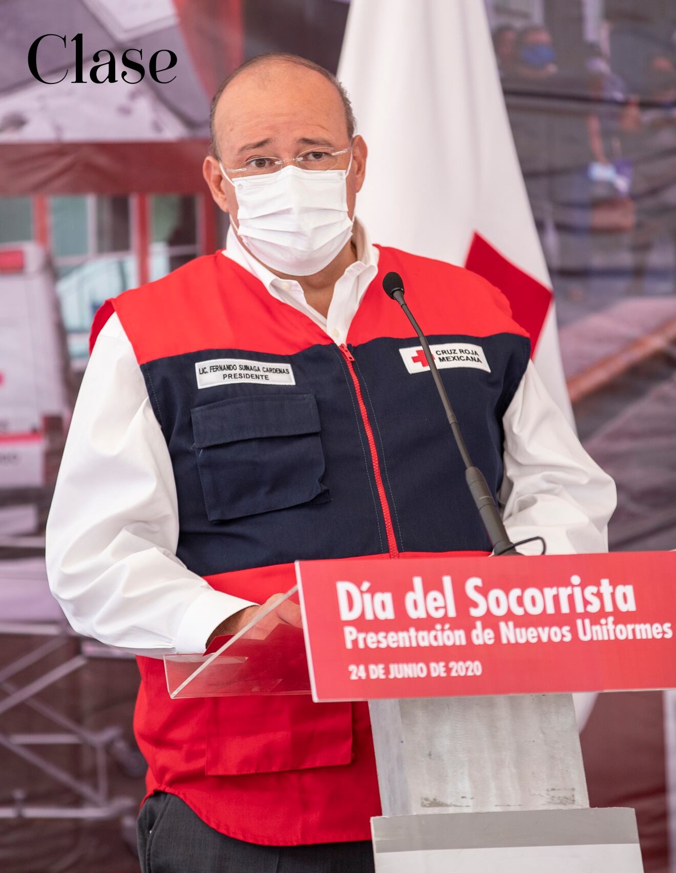 En el Día del Socorrista, Fernando Suinaga Cárdenas menciona el reto de la Cruz Roja Mexicana ante el Covid-19 