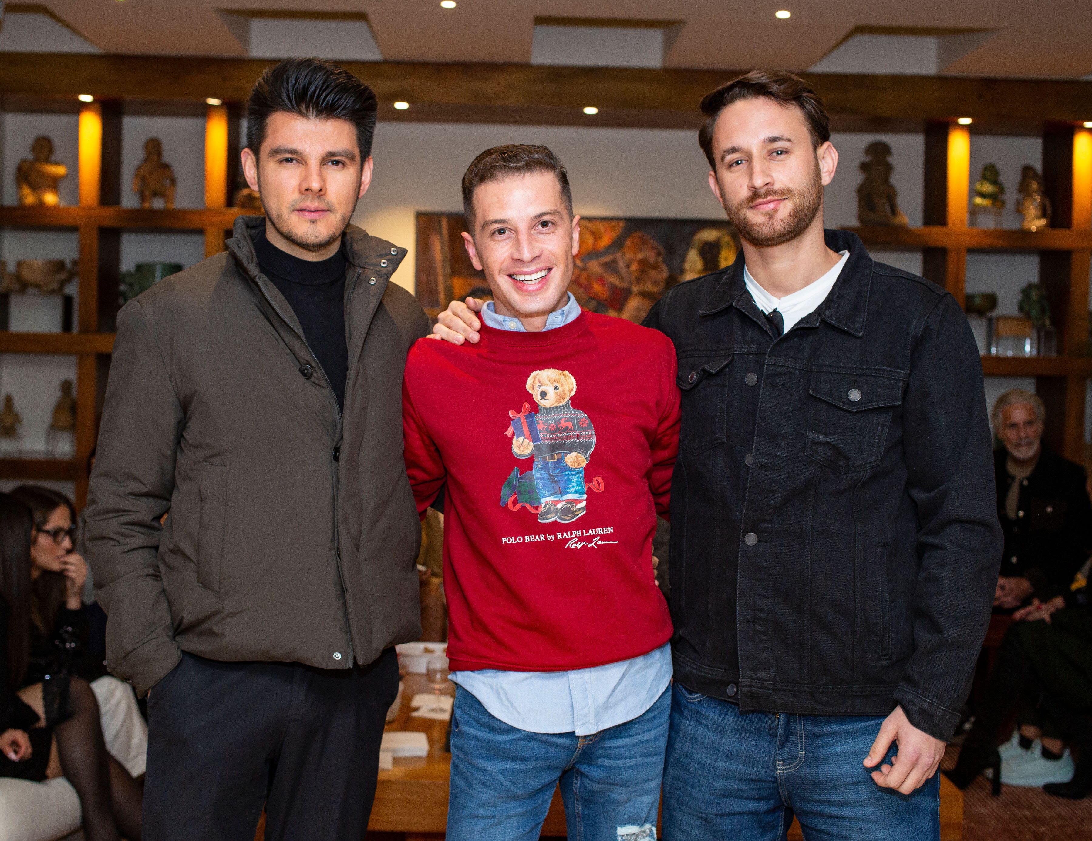 Francisco Flores, Óscar Barrios y Arturo Márquez. (Foto: Esteban Torreblanca)
