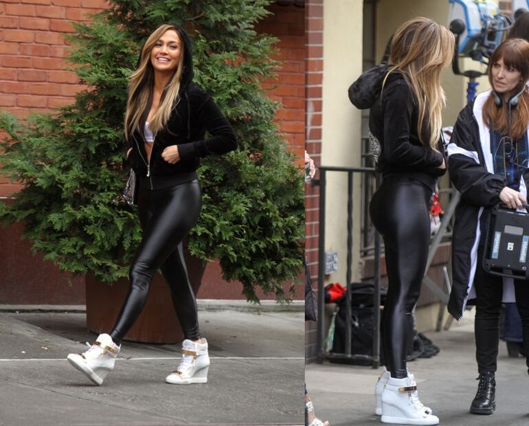 Los sexys leggins de Jennifer Lopez 
