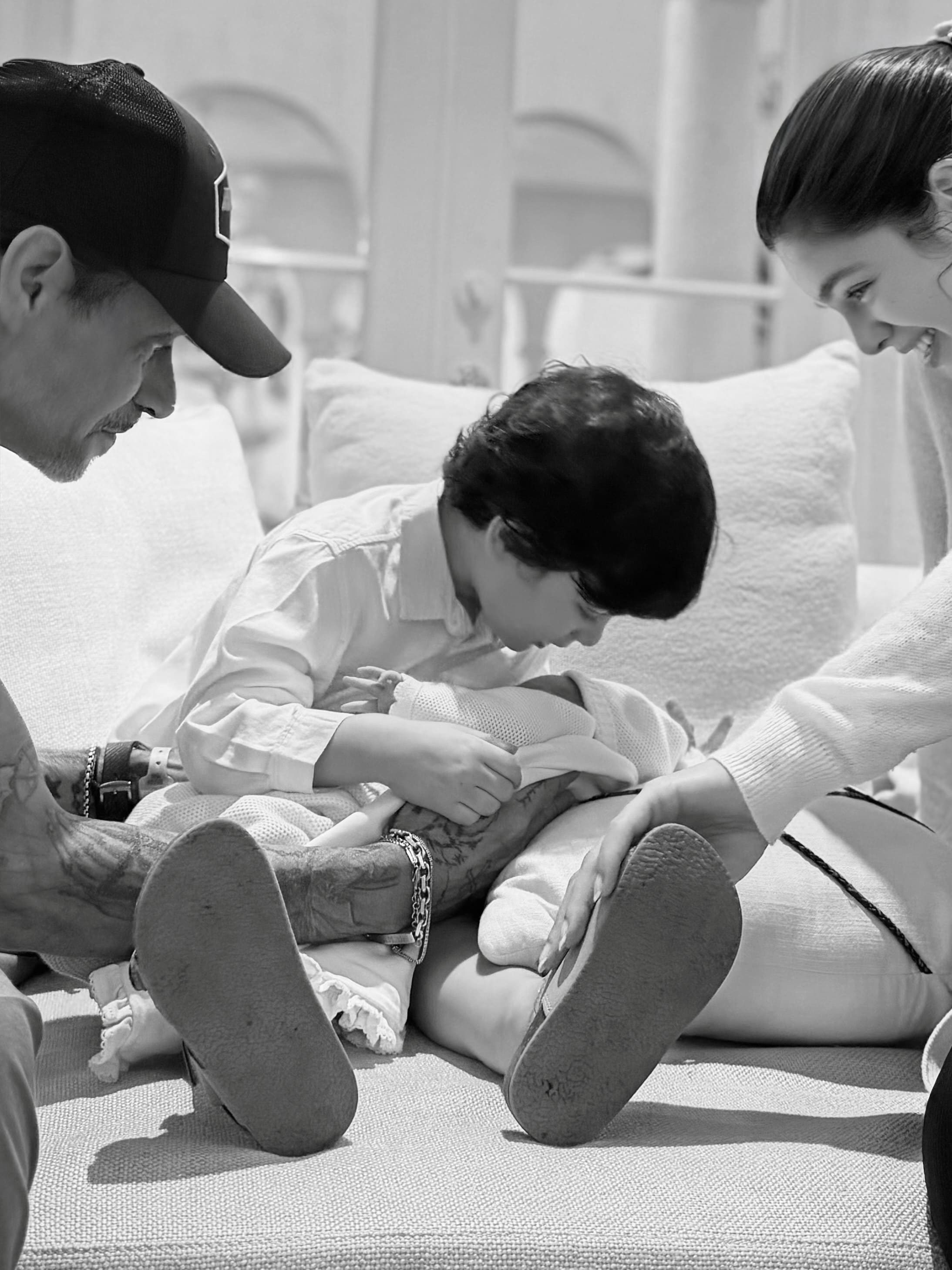 Marc Anthony, Nadia Ferreira, Marquito y Myla. (Foto: Instagram)