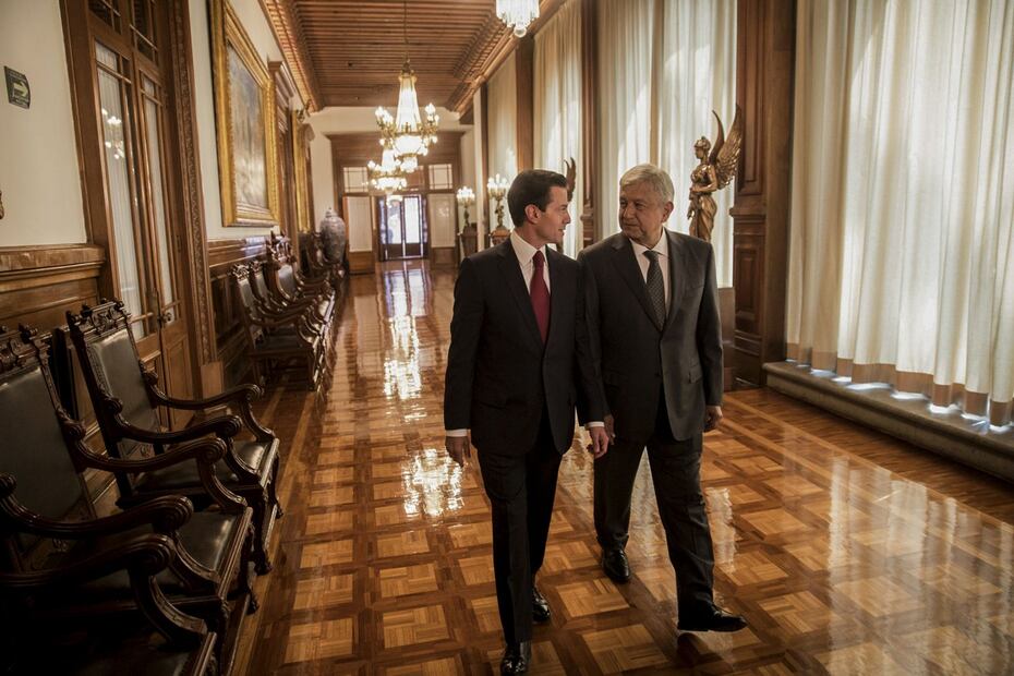 Las fotos del encuentro de Andrés Manuel López Obrador y Enrique Peña Nieto 
