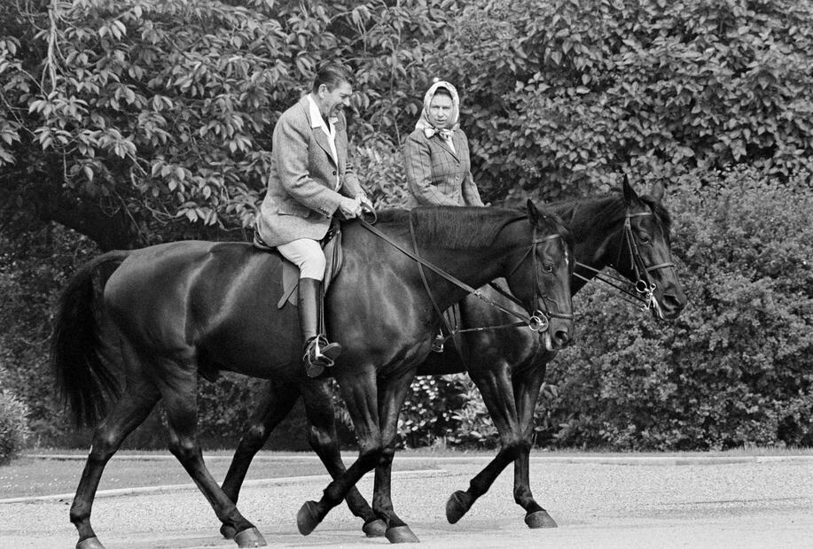 La reina Isabel II sigue montando a caballo a sus 93 años 