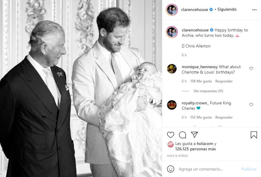 Archie, el casi desconocido bisnieto de la reina Isabel II