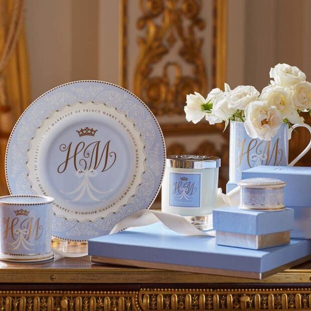 La vajilla conmemorativa de la boda del Príncipe Harry y Meghan Markle
