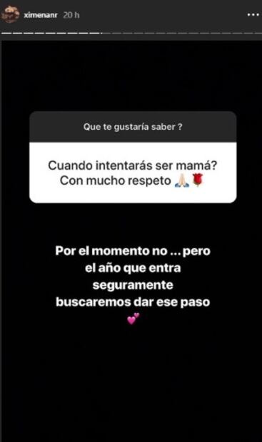 La guapa Ximena Navarrete revela que planea embarazarse el próximo año