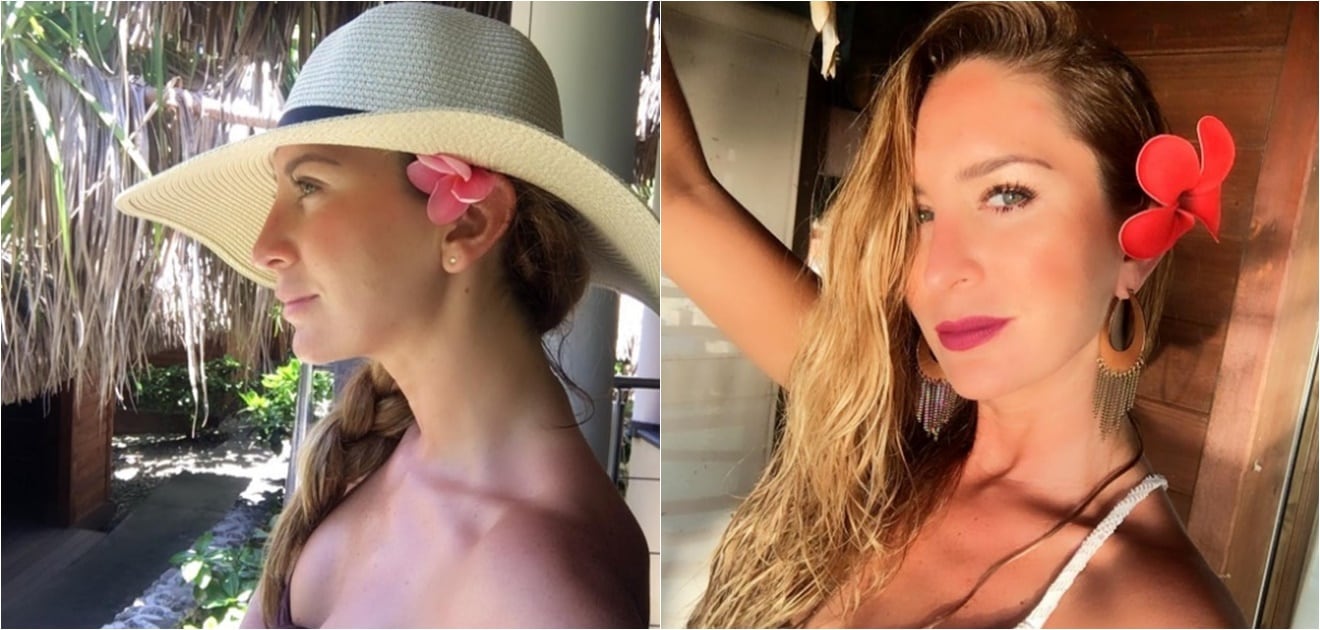 <p>Geraldine Bazán presumió su escultural figura en la polinesia francesa. <strong>(Fotos: Instagram)</strong></p>