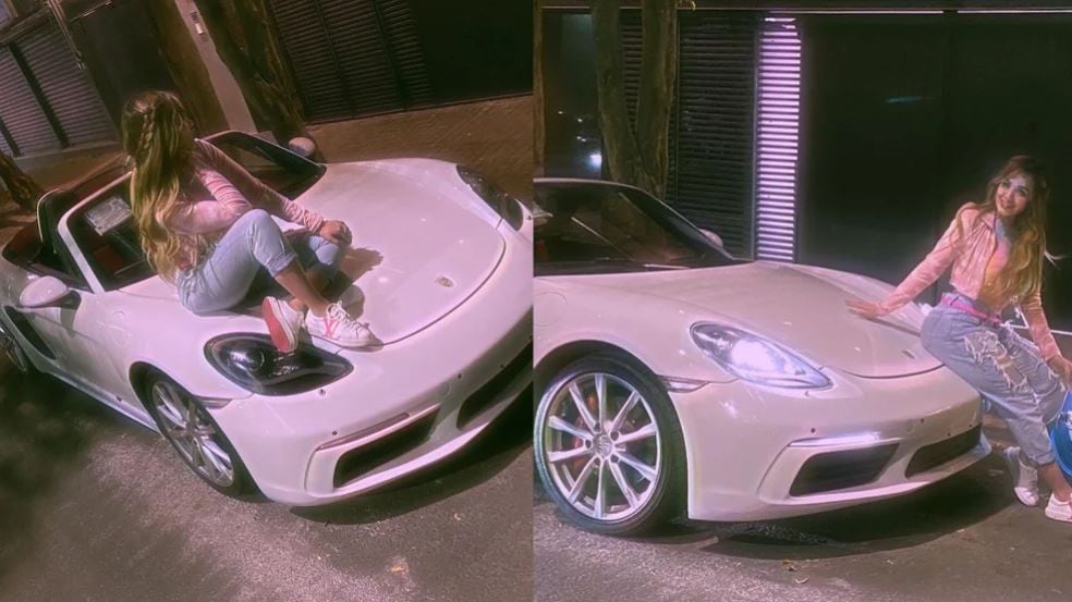 La influencer detenida Gaby Castillo se fotografiaba con coches de lujo