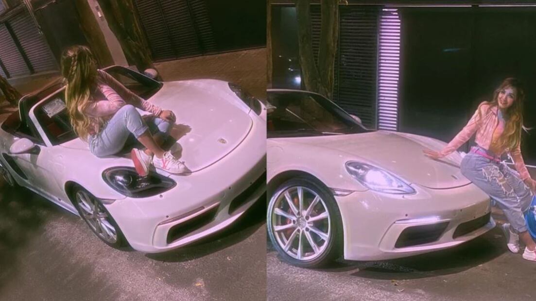 La influencer detenida Gaby Castillo se fotografiaba con coches de lujo