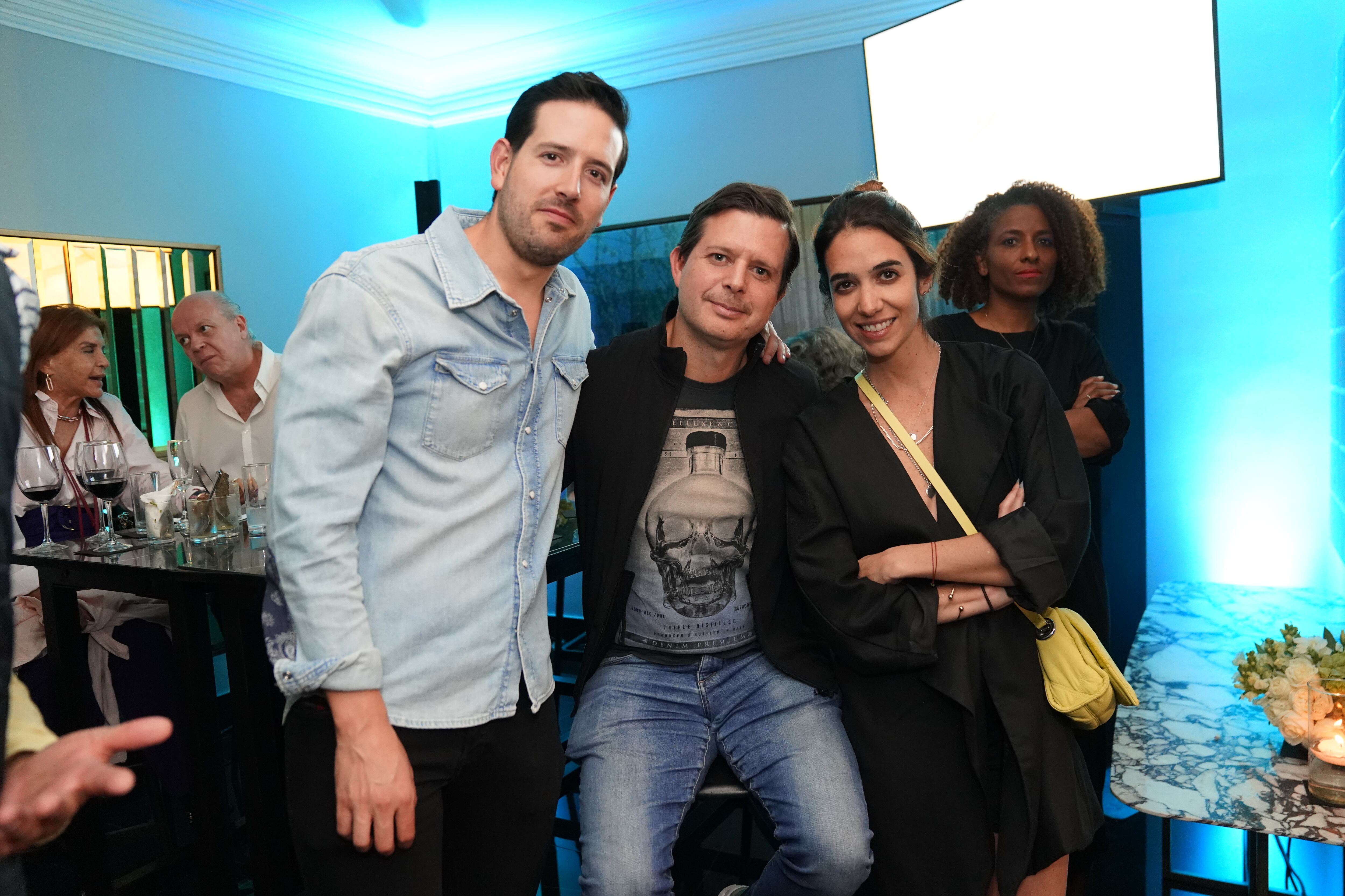 Luis Galván, César Silva y Tere Guzmán. (Foto: Héptor Arjona)