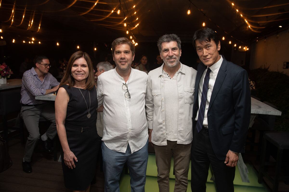 Carolina Mejía, Germán Olivera, Alfredo Smeke y Mikio Takagi. (Foto: Arturo Quintero)