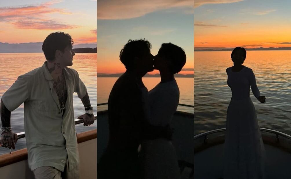 Christian Nodal y Ángela Aguilar en su luna de miel / Fotos: Instagram