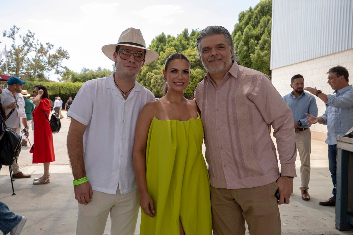 Manolo Echegoyen, Alejandra Gaxiola y Pablo Barragán. (Foto: Edgar Silva Fuentes)