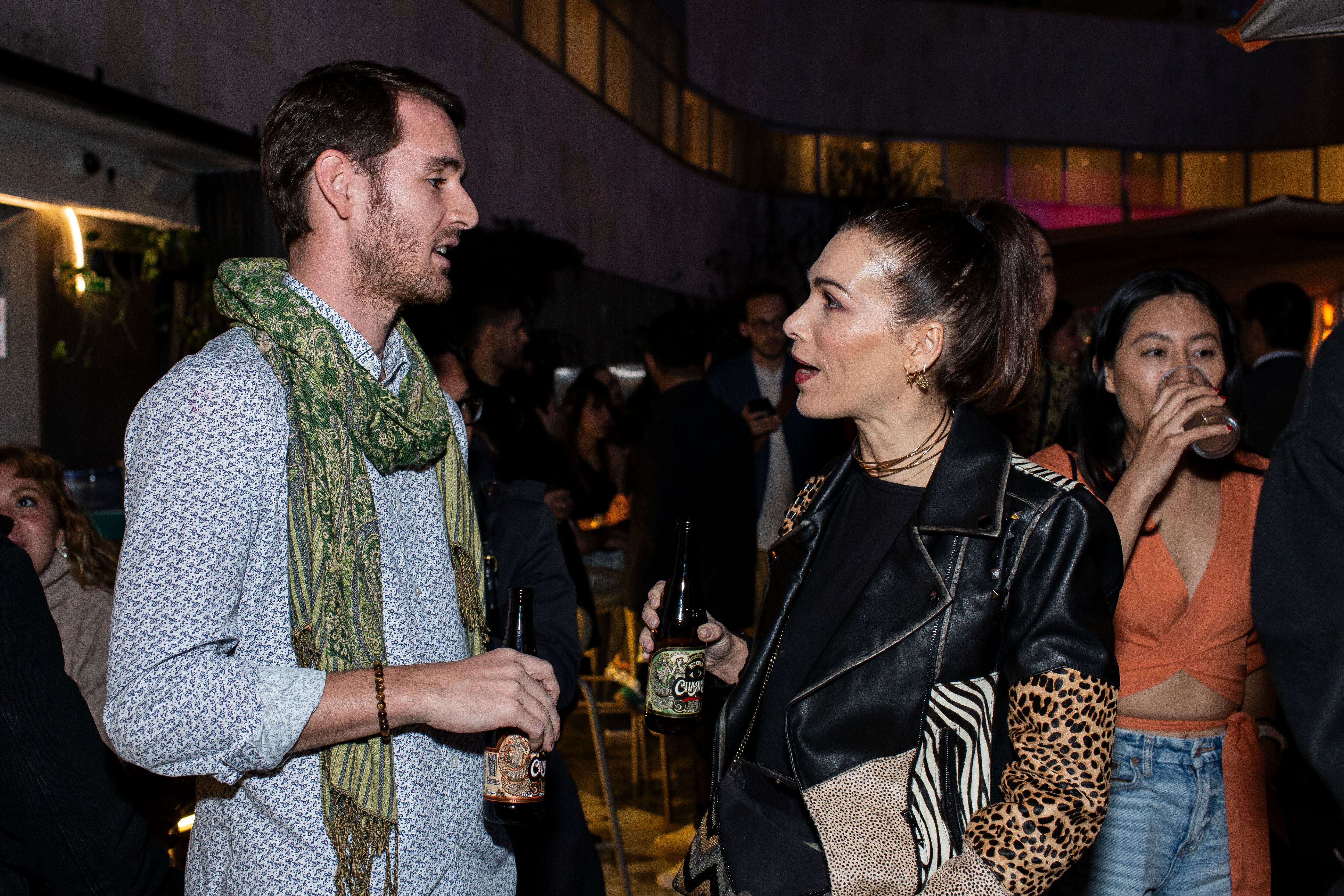 Xavi Singla y Elisabeth Angulo. (Foto: Esteban Torreblanca)