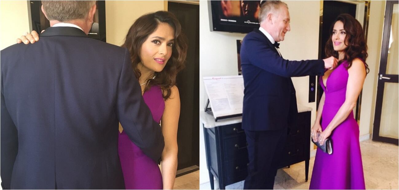 Las fotos más románticas de Salma Hayek y  François-Henri Pinault