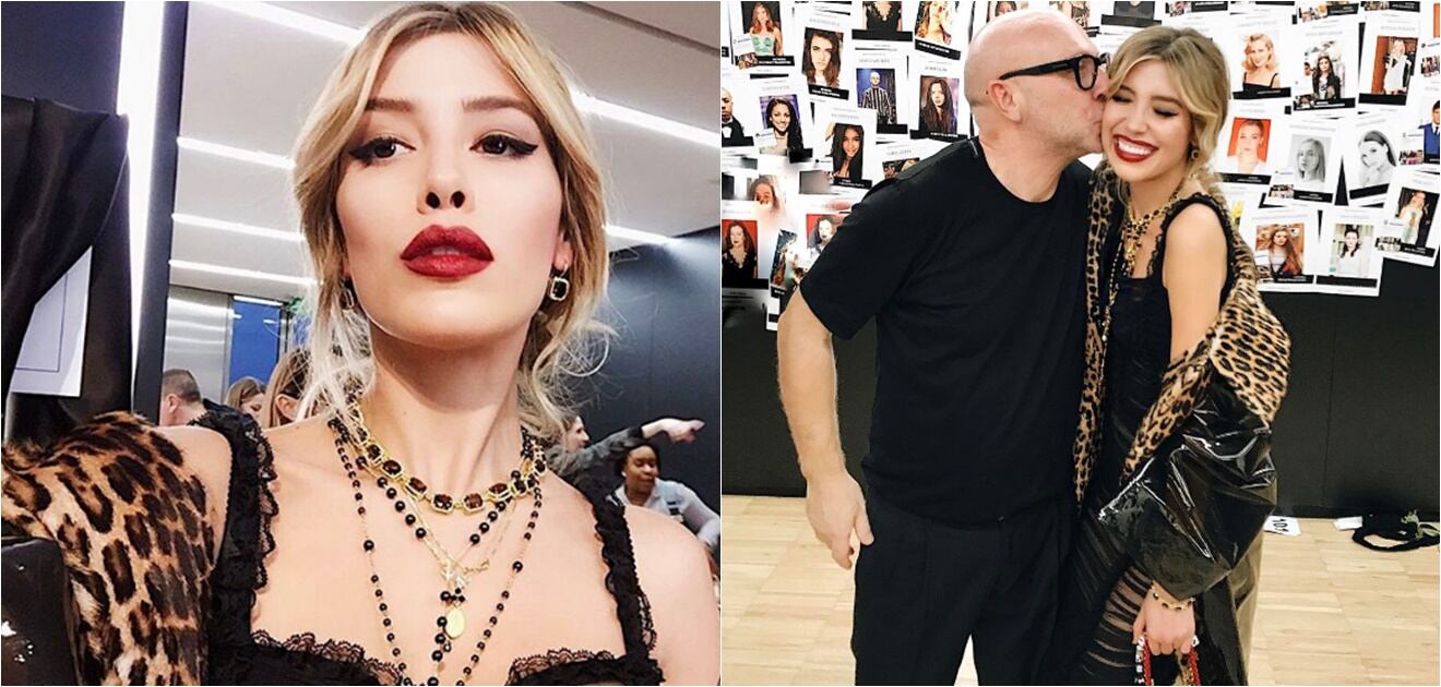 <p>Michelle Salas fue una de las figuras más importante de la Semana de la Moda de Milán, debutó para la marca Dolce &amp; Gabanna. <strong>(Fotos: Instagram @michellesalasb)</strong></p>
