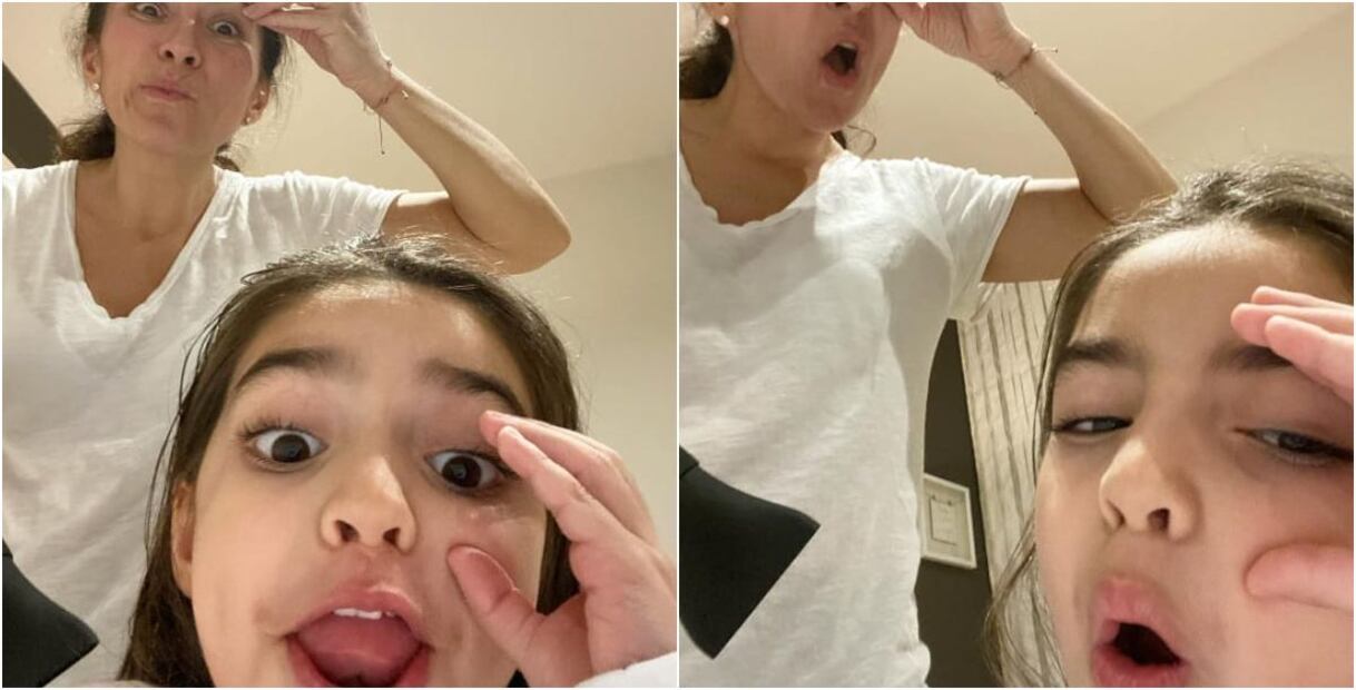 Las divertidas selfies de Aitana, hija de Eugenio Derbez