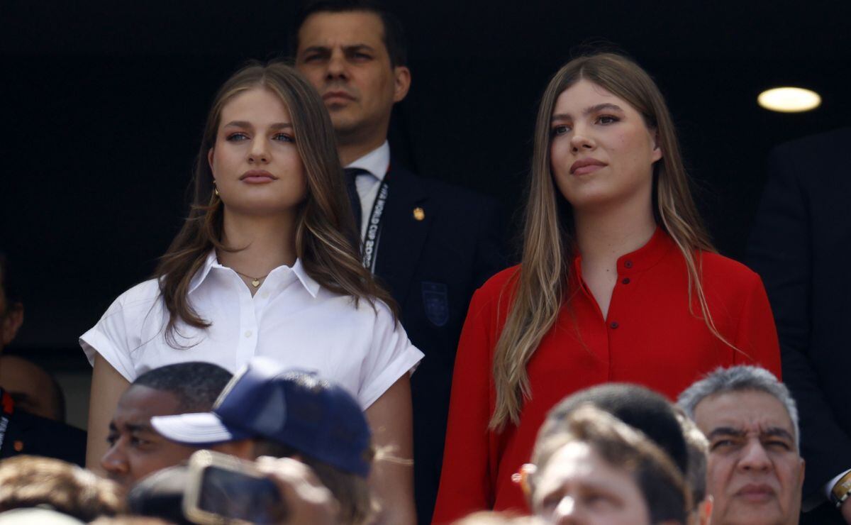 La princesa Leonor y la infanta Sofía. (Foto: AFP)