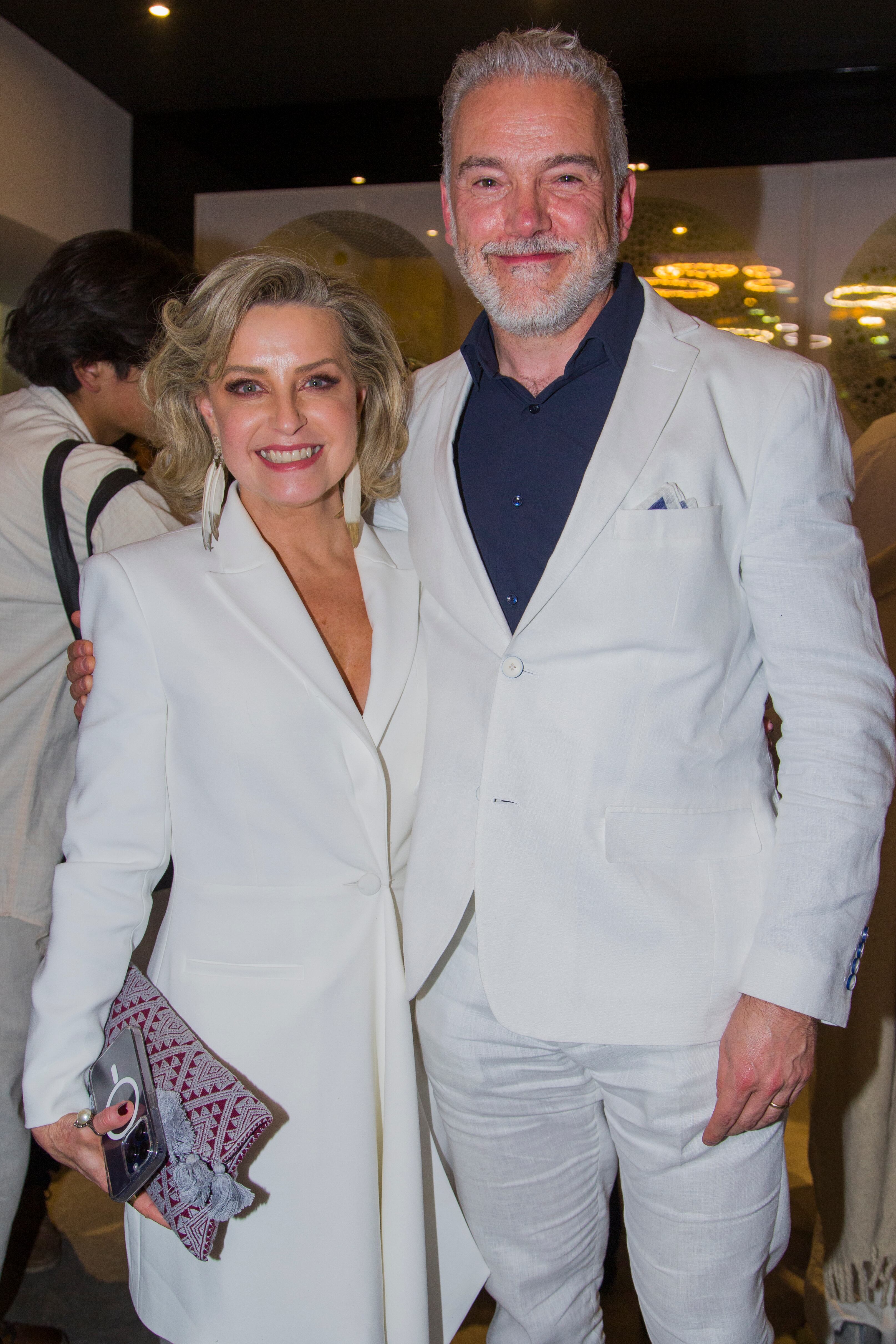 Elisa Queijeiro y Juan Carlos Lazo. (Foto: Hermes Quetzalcóatl)