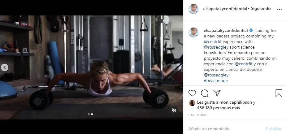 Elsa Pataky y sus impactantes músculos: la mejor coach que podrías tener