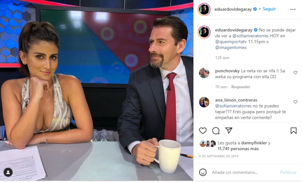 Sofía Rivera Torres y Eduardo Videgaray / Instagram