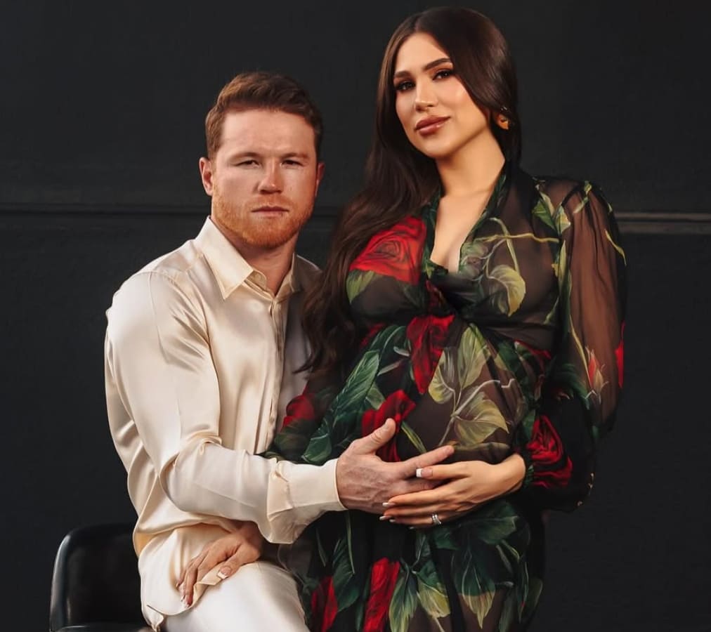 Saúl 'Canelo' Álvarez y su esposa Fernanda Gómez / Foto: Instagram