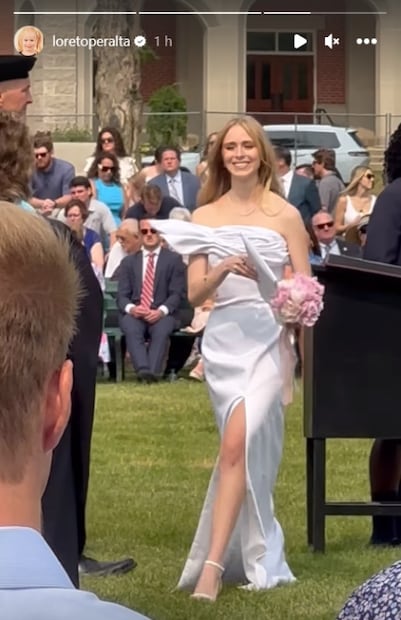 Loreto Peralta en su graduación / Instagram: @loretoperalta