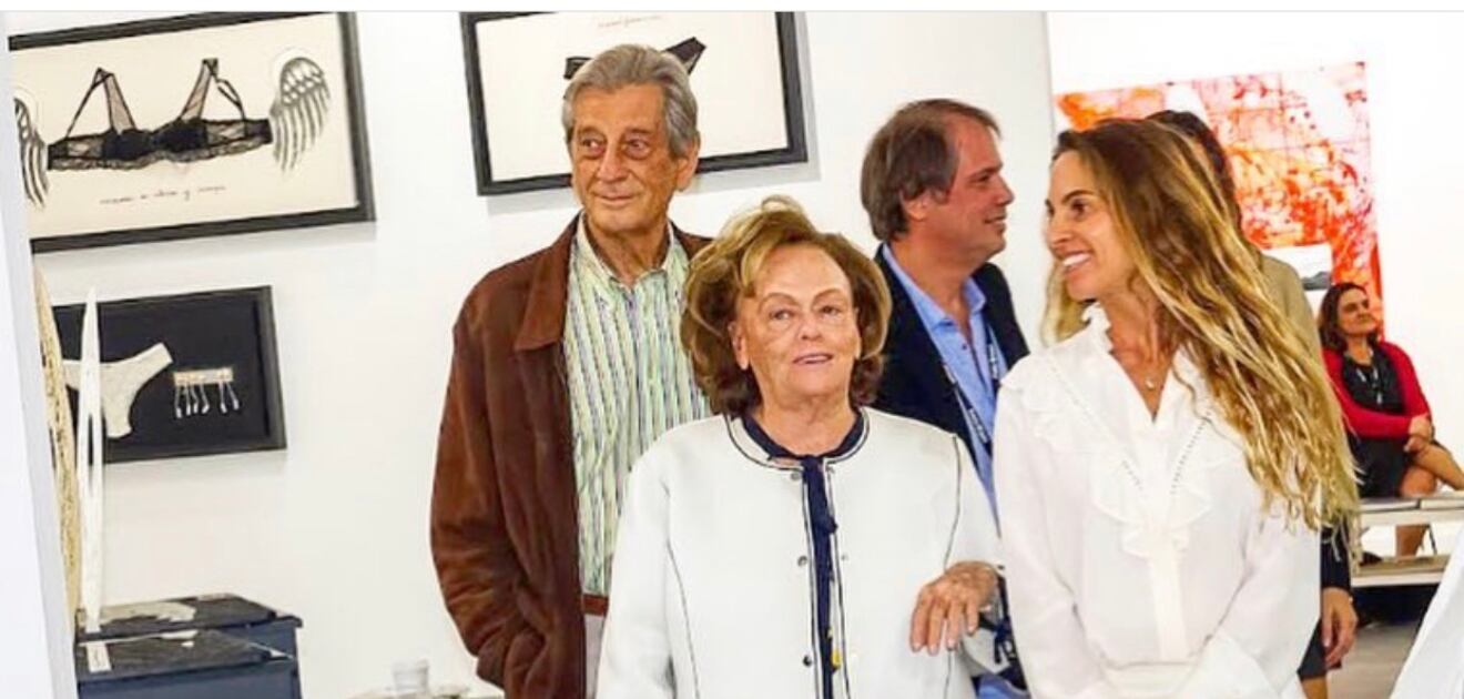 Bibiana Domit y su tía Susana Palazuelos, juntas en la feria del Arte Latinoamericano Pinta Miami