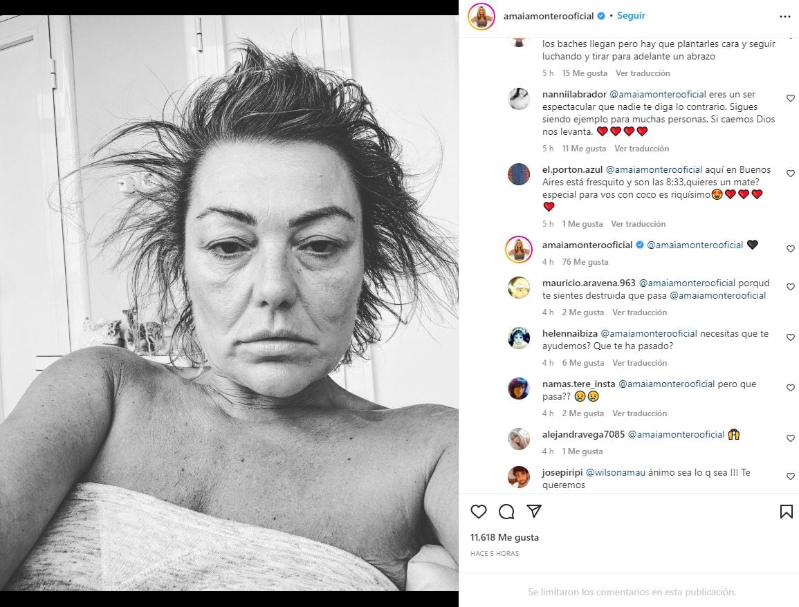 Amaia Montero en octubre de 2022 / Instagram