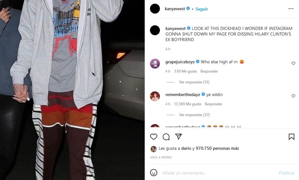 Kanye West vuelve a atacar a Pete Davidson, novio de Kim Kardashian
