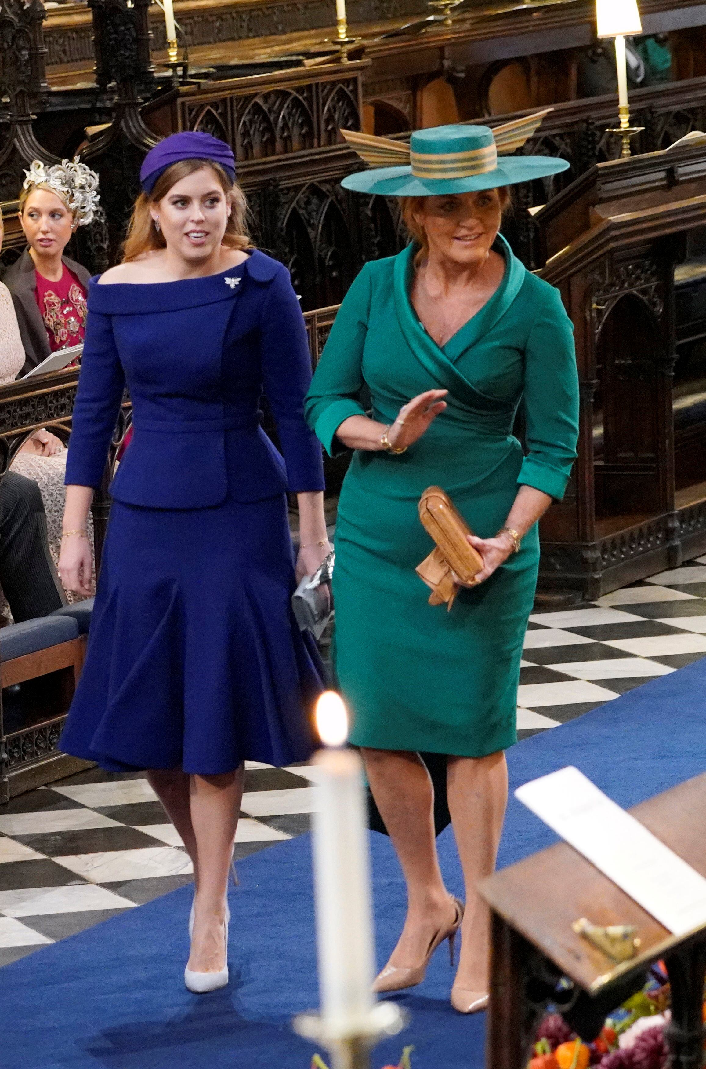 Beatriz de York y Sarah Ferguson. Foto: Reuters, EFE, AP y  AFP